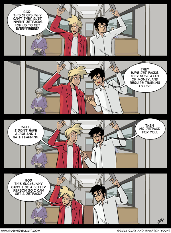 It's the future, where's my jetpack?